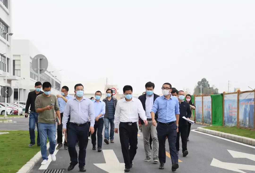 顺德区委副书记、区长彭聪恩一行调研bet8环境顺德环保科技产业园